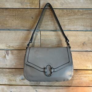 Vince Camuto Jonna Shoulder / Crossbody Bag | Genuine Leather Taupe Gray